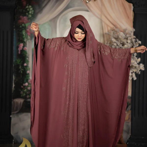 Ramisa Attest Koti Abaya Onion Pink Colour